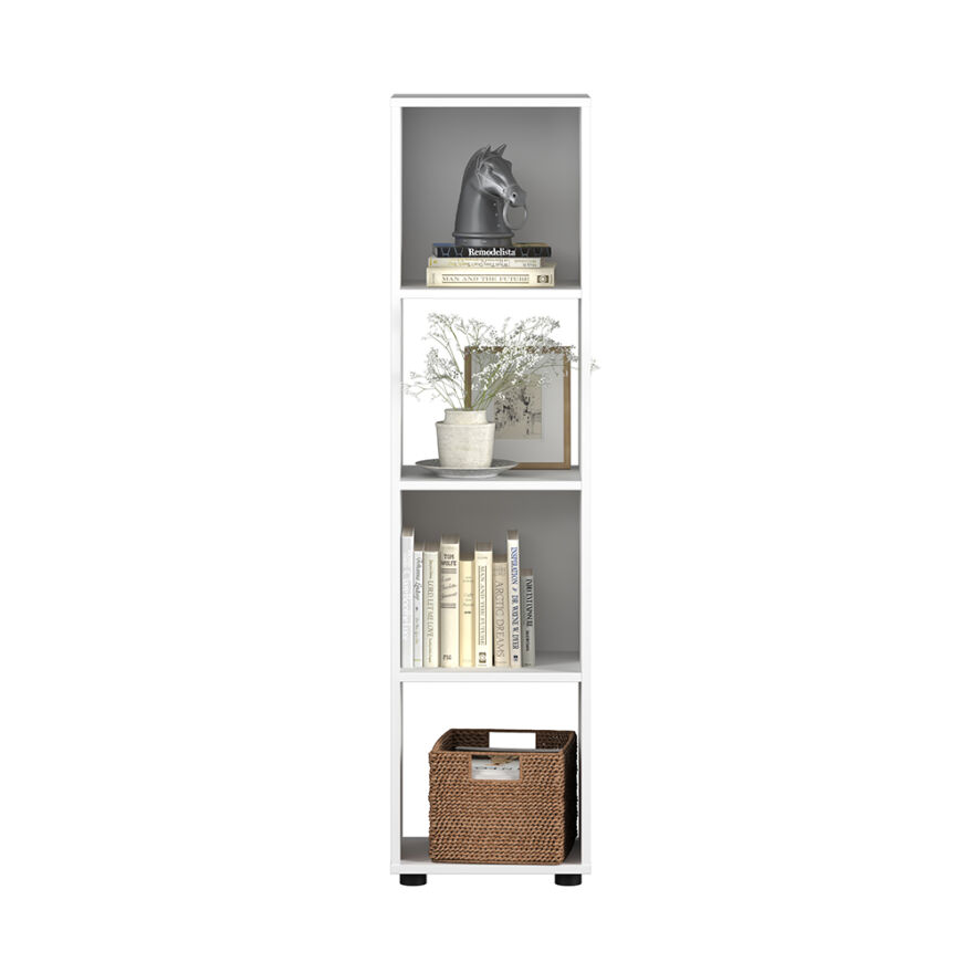 Cubic Kitaplık - Beyaz 36x140,5x30 cm - 3