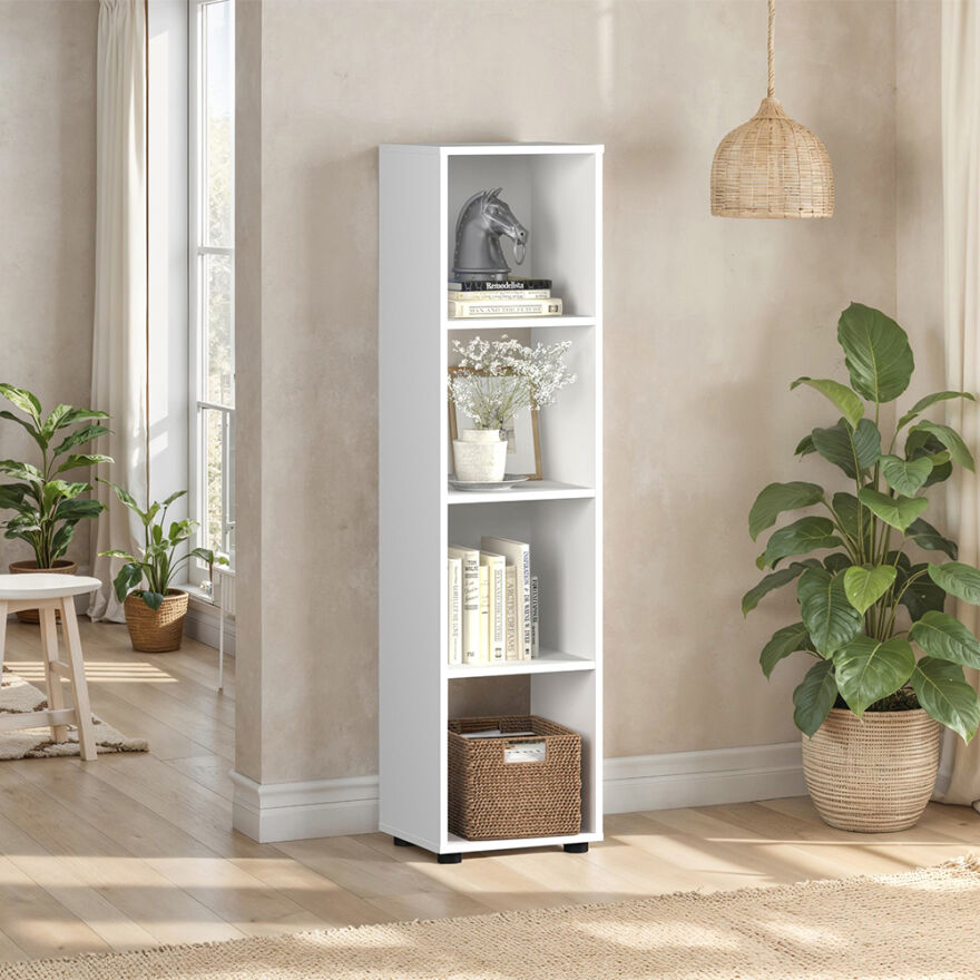 Cubic Kitaplık - Beyaz 36x140,5x30 cm - 1