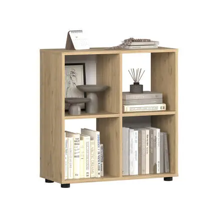 Cubic Kitaplık - Florida Meşe 70x72x30 cm - 4
