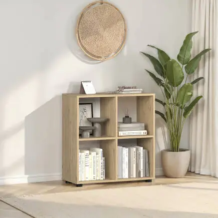 Cubic Kitaplık - Florida Meşe 70x72x30 cm - 1