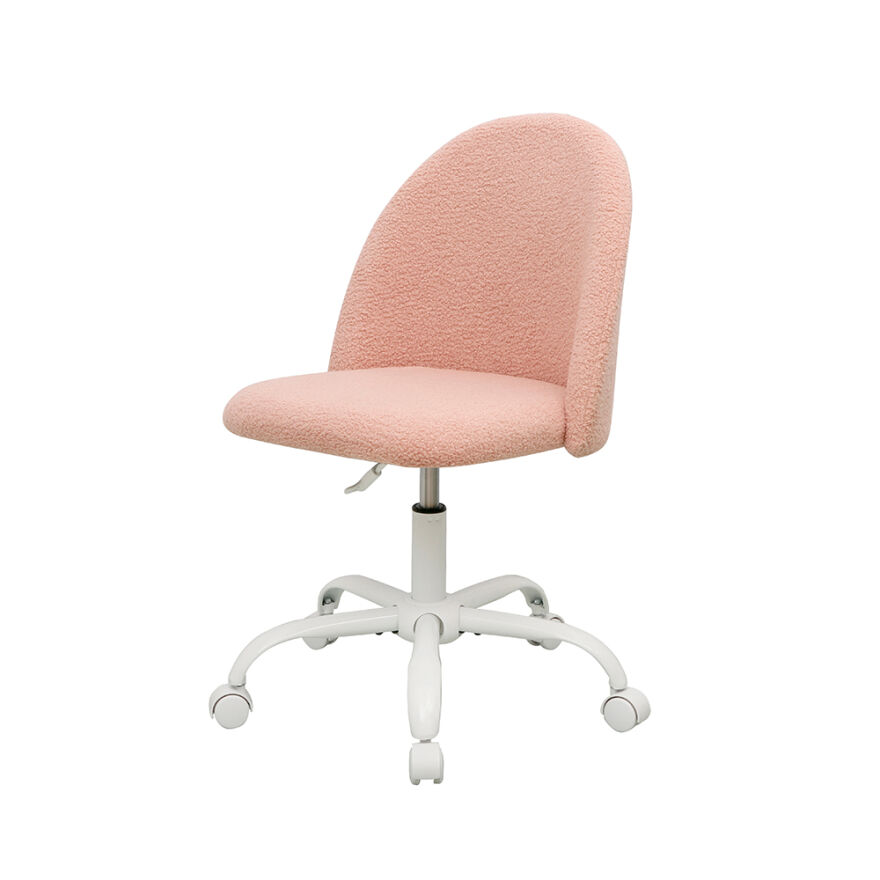 Curve Çalışma Sandalyesi - Pembe 61x58,5x81,5-91 cm - 7