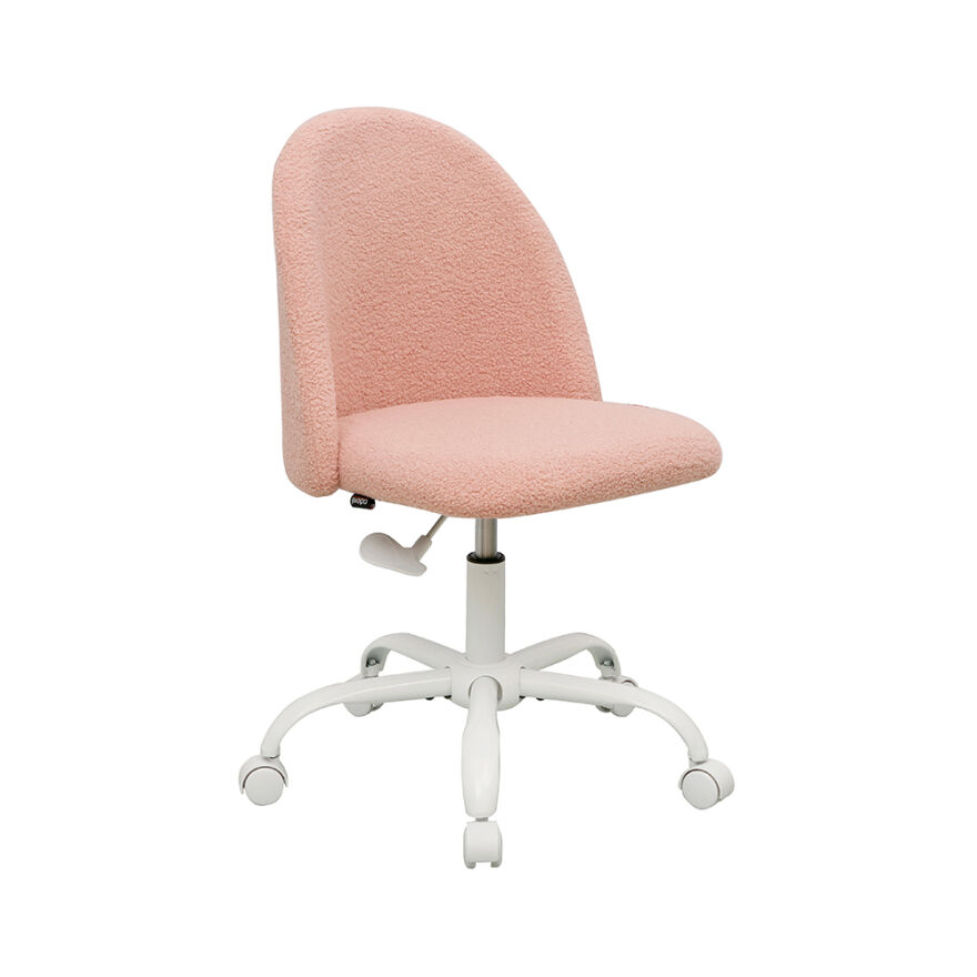 Curve Çalışma Sandalyesi - Pembe 61x58,5x81,5-91 cm - 1