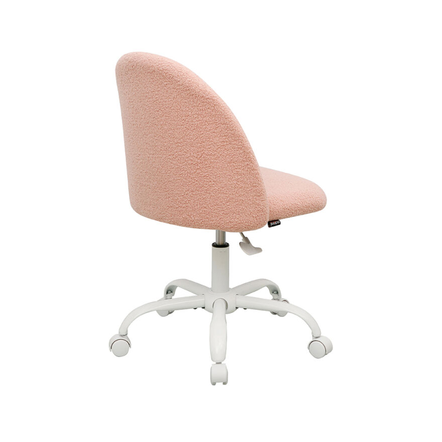Curve Çalışma Sandalyesi - Pembe 61x58,5x81,5-91 cm - 4