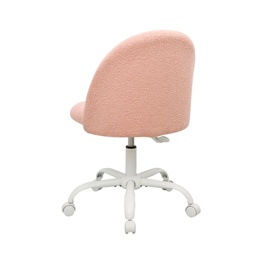 Curve Çalışma Sandalyesi - Pembe 61x58,5x81,5-91 cm - 6