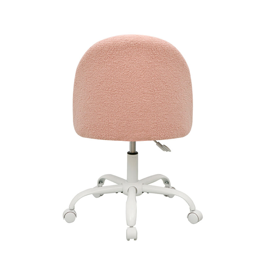 Curve Çalışma Sandalyesi - Pembe 61x58,5x81,5-91 cm - 5
