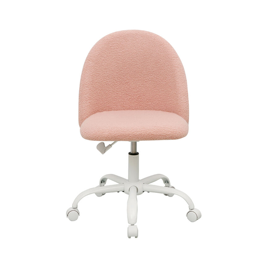 Curve Çalışma Sandalyesi - Pembe 61x58,5x81,5-91 cm - 2