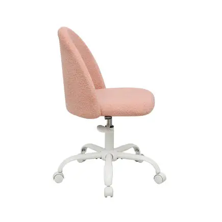 Curve Çalışma Sandalyesi - Pembe 61x58,5x81,5-91 cm - 3