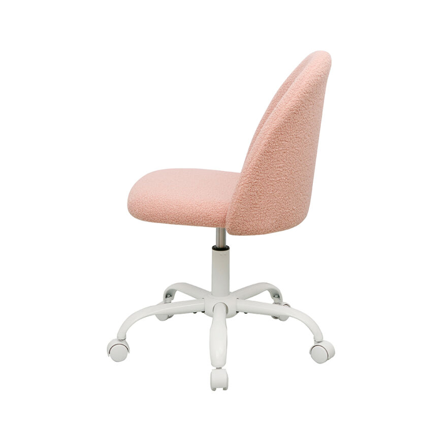 Curve Çalışma Sandalyesi - Pembe 61x58,5x81,5-91 cm - 8