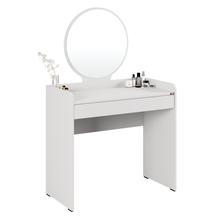 Curve Makyaj Masası - Diamond Beyaz 90x142x47 cm - 3
