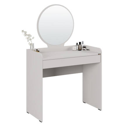 Curve Makyaj Masası - Diamond Beyaz 90x142x47 cm - 3