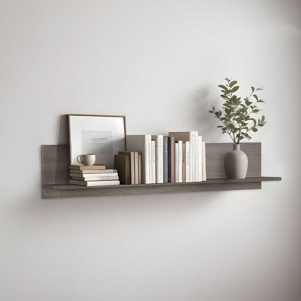 Dekoratif Duvar Rafı - Latte 120x25x20 cm (GxYxD)