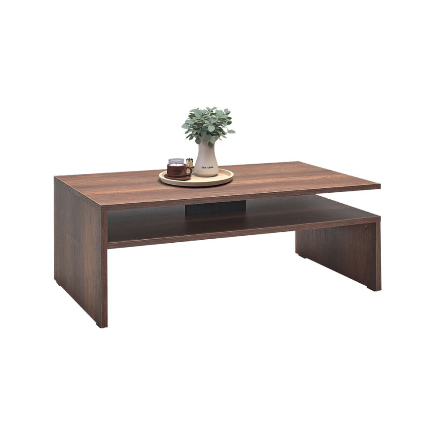 Dikdörtgen Orta Sehpa - Koyu Ceviz (Oslo Ceviz) 110x42x65 cm (GxYxD) - 2