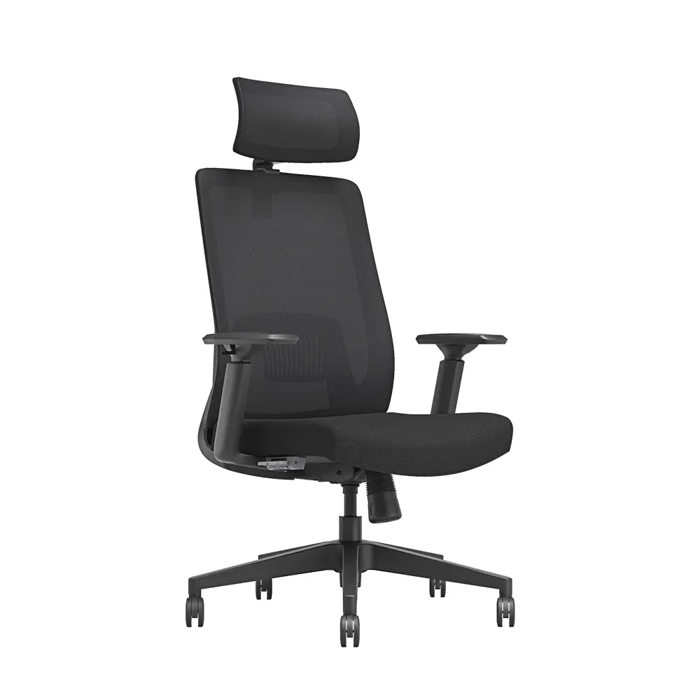 Dinamik File Sırtlı Ofis Koltuğu-Siyah 68x118,5-128,5x70 cm (GxYxD) - 2