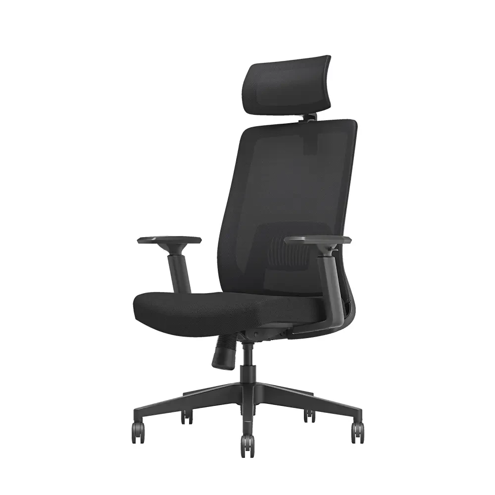 Dinamik File Sırtlı Ofis Koltuğu-Siyah 68x118,5-128,5x70 cm (GxYxD) - 4