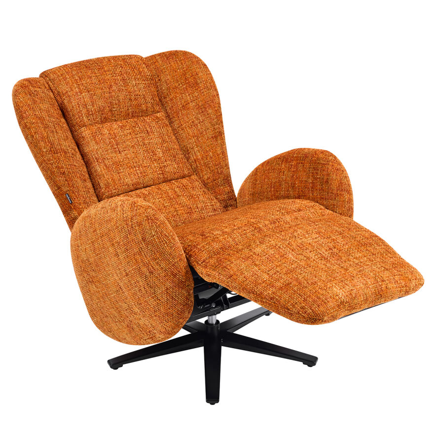 Dream Elektrikli Otomatik Mekanizmalı Baba ve TV Koltuğu – Portakal 78x112x88 cm - 3