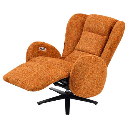Dream Elektrikli Otomatik Mekanizmalı Baba ve TV Koltuğu – Portakal 78x112x88 cm - 8