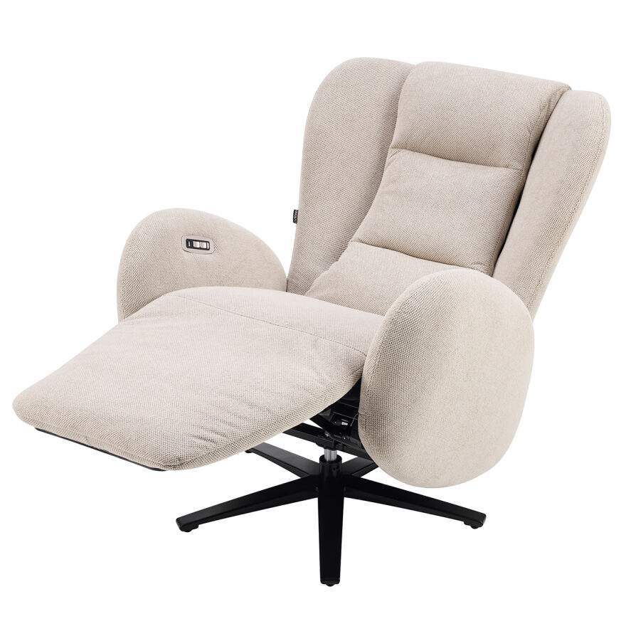 Dream Elektrikli Otomatik Mekanizmalı Baba ve TV Koltuğu – Vizon 78x112x88 cm - 8