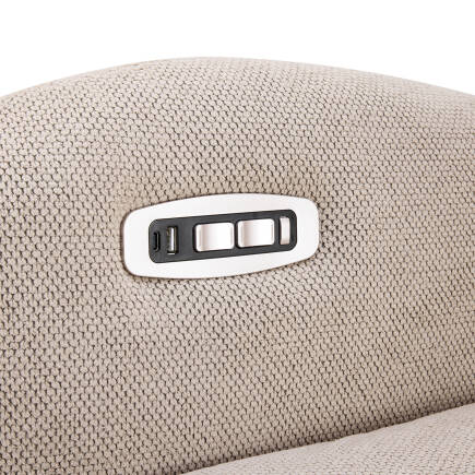 Dream Elektrikli Otomatik Mekanizmalı Baba ve TV Koltuğu – Vizon 78x112x88 cm - 9