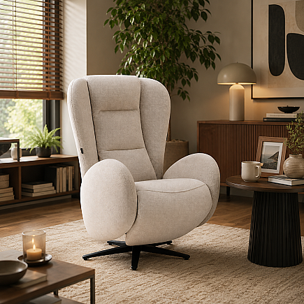 Dream Elektrikli Otomatik Mekanizmalı Baba ve TV Koltuğu – Vizon 78x112x88 cm