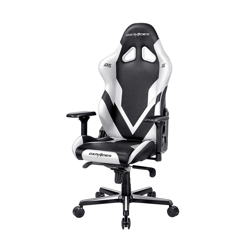 DXRacer Gladiator Serisi Oyuncu ve Çalışma Koltuğu-Siyah-Beyaz 58x131-137x57 cm (GxYxD) - 3