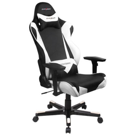 DXRacer Profesyonel Çalışma ve Oyuncu Koltuğu - Beyaz / Siyah - 1