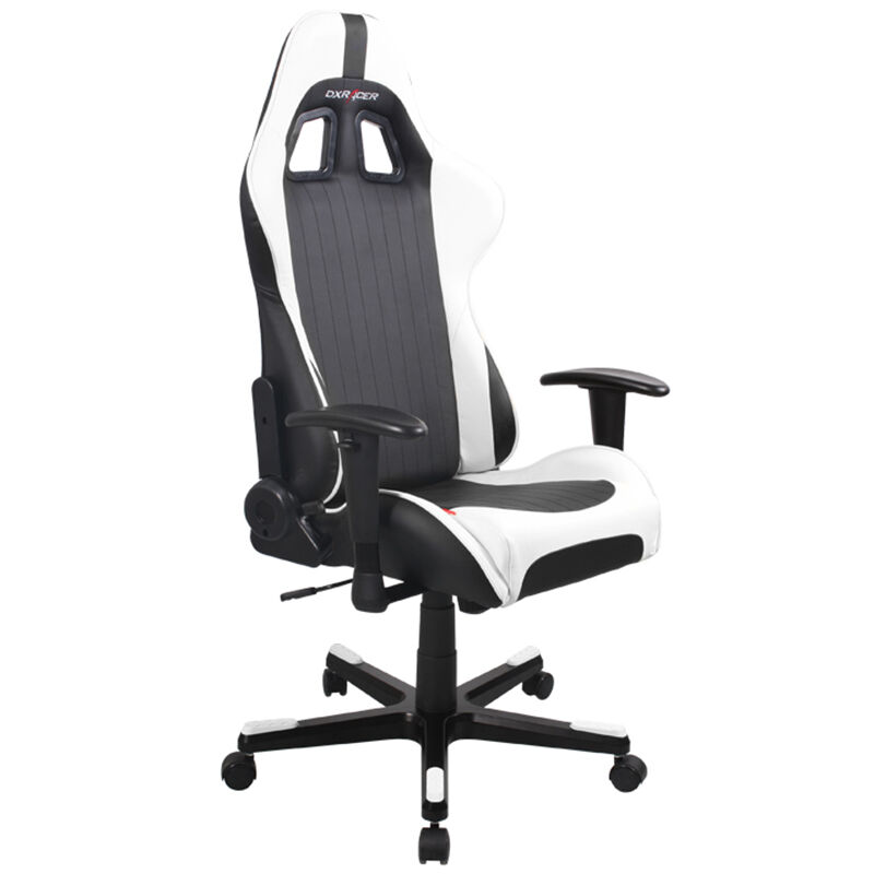 DXRacer Profesyonel Çalışma ve Oyuncu Koltuğu - Siyah / Beyaz - 1