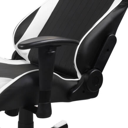 DXRacer Profesyonel Çalışma ve Oyuncu Koltuğu - Siyah / Beyaz - 6