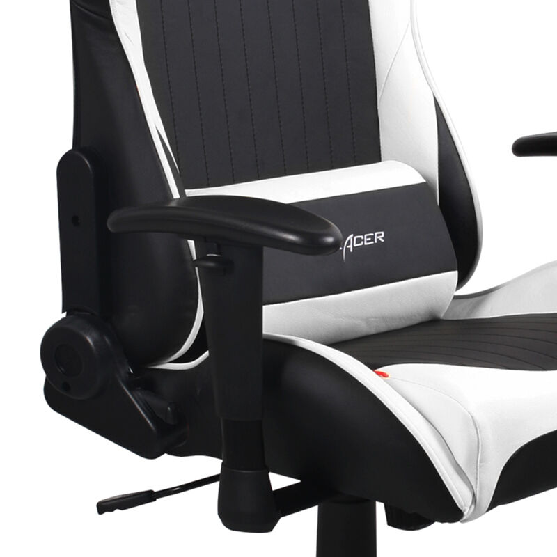 DXRacer Profesyonel Çalışma ve Oyuncu Koltuğu - Siyah / Beyaz - 7