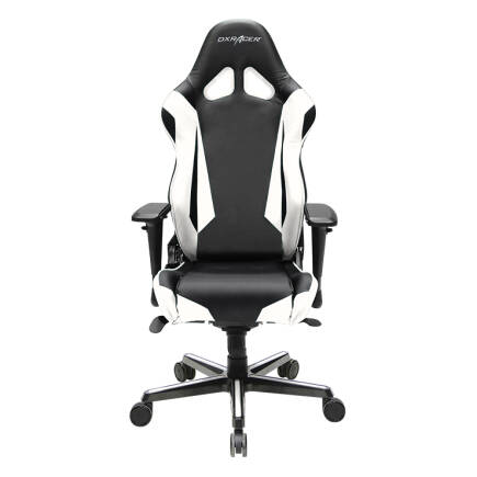 DXRacer Racing Oyuncu ve Çalışma Koltuğu-Siyah-Beyaz 67x125-132x52 cm - 2