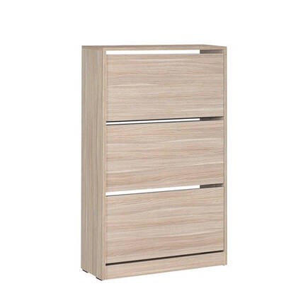 Flat Duo 3 Katlı Geniş Ayakkabılık-İtalyan Meşe 73x119x26 cm (GxYxD) - 2