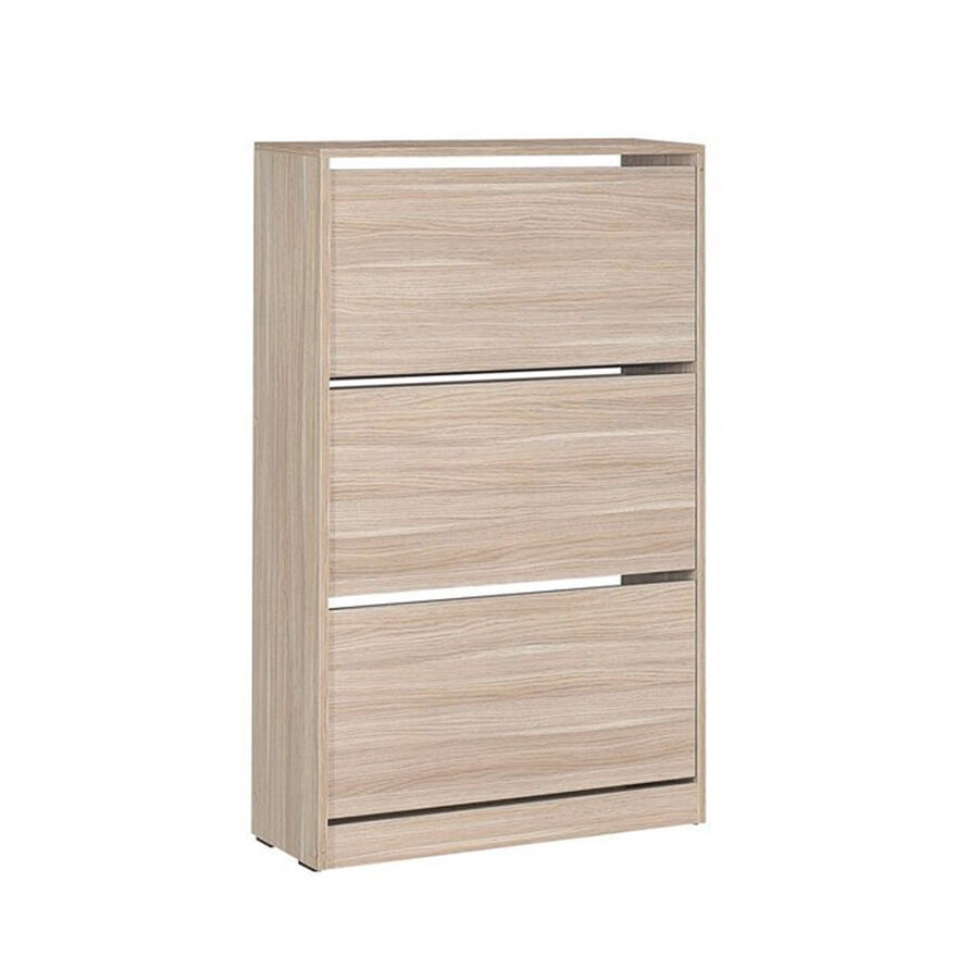 Flat Duo 3 Katlı Geniş Ayakkabılık-İtalyan Meşe 73x119x26 cm (GxYxD) - 2