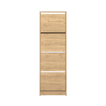 Flat Duo 4 Katlı Ayakkabılık - Florida Meşe 51x157x26 cm - 3