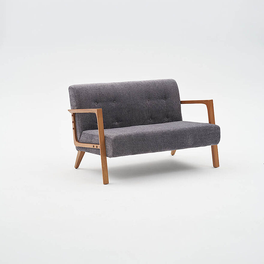 Form İkili Koltuk - Antrasit 114x80x83 cm - 3