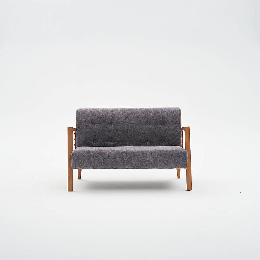 Form İkili Koltuk - Antrasit 114x80x83 cm - 4