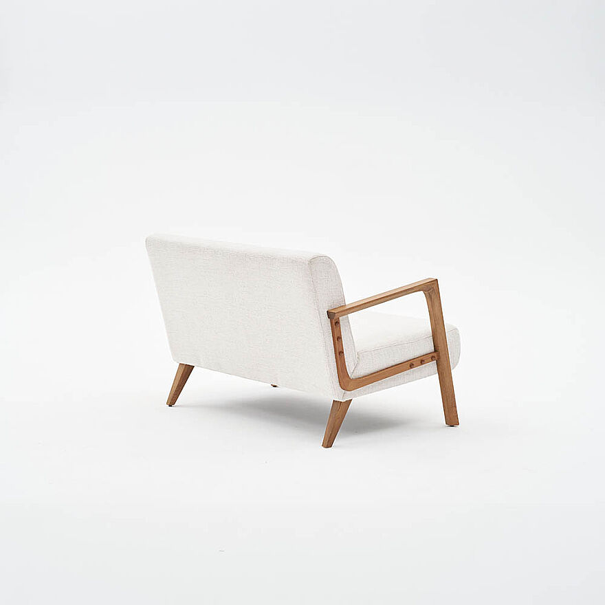 Form İkili Koltuk - Krem 114x80x83 cm - 5