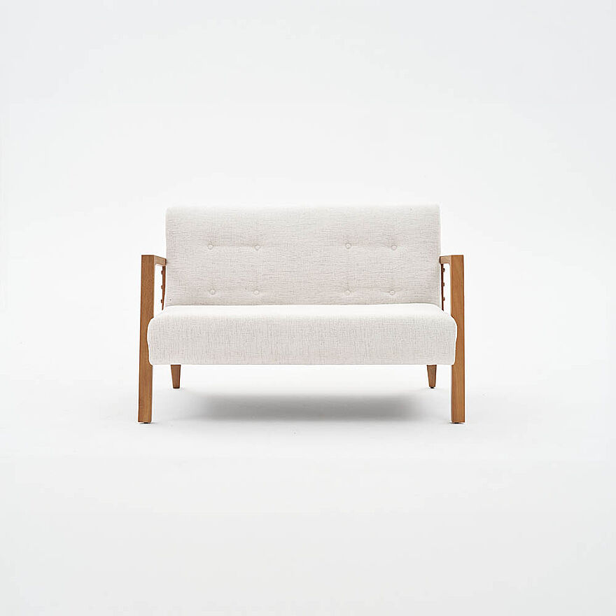 Form İkili Koltuk - Krem 114x80x83 cm - 4