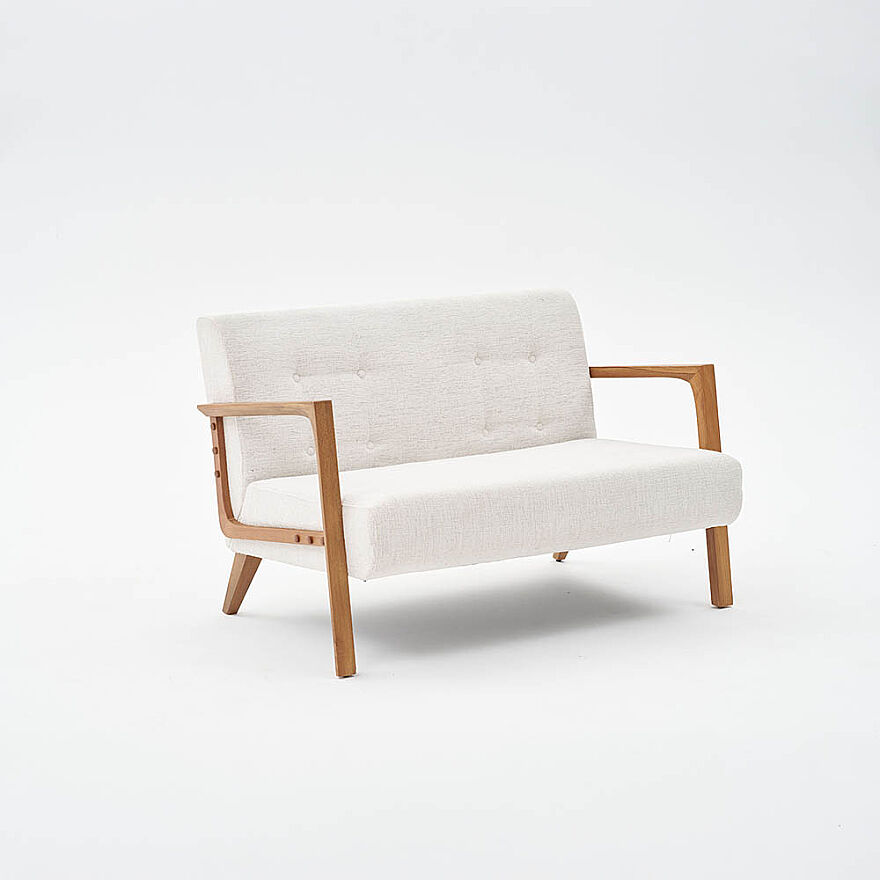 Form İkili Koltuk - Krem 114x80x83 cm - 3