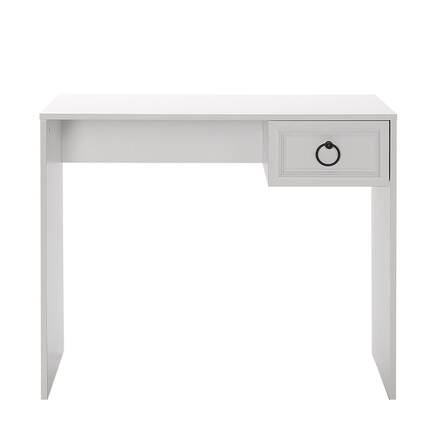 Hampton Çekmeceli Çalışma Masası-Mat Beyaz 90x75x51 cm (GxYxD) - 6