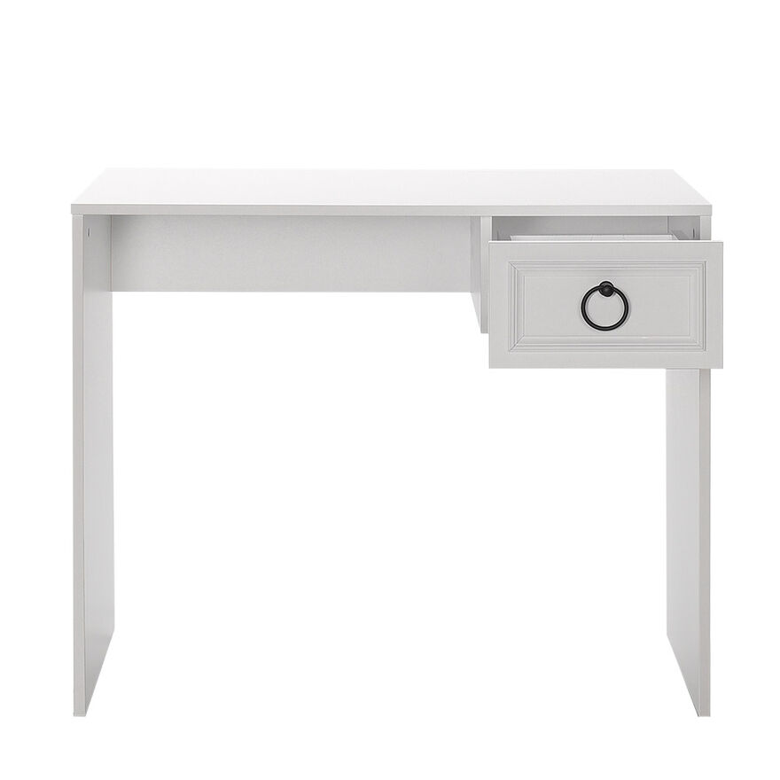 Hampton Çekmeceli Çalışma Masası-Mat Beyaz 90x75x51 cm (GxYxD) - 7