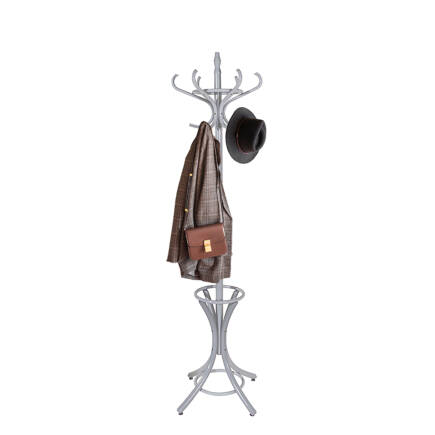Handy Mate Dorya 12li Ahşap Askılık-Mat Gri 51x185x51 cm - 6