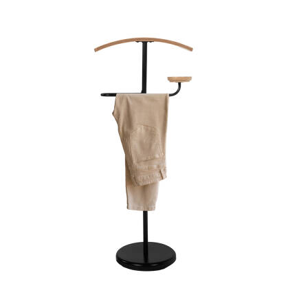 Handy Mate Grazia Metal/Ahşap Dilsiz Uşak-Siyah/Meşe 46x109x105 cm - 2
