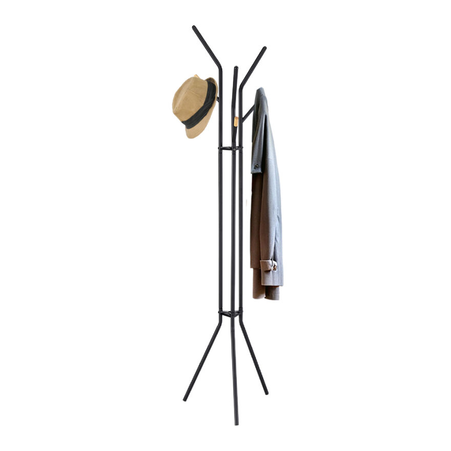 Handy Mate Maximo Çok Kollu Metal Askılık-Siyah 43x179x43 cm - 5