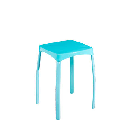 Handy Mate Star Parlak Renkli Tabure-Mavi 30x46x30 cm (GxYxD) - 2