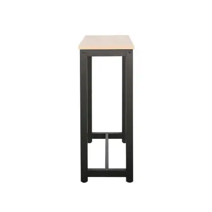 High-Rise 2 Tabureli Yüksek Ayaklı Yemek Masası - Ceviz/ Siyah 120x40x100 - 7