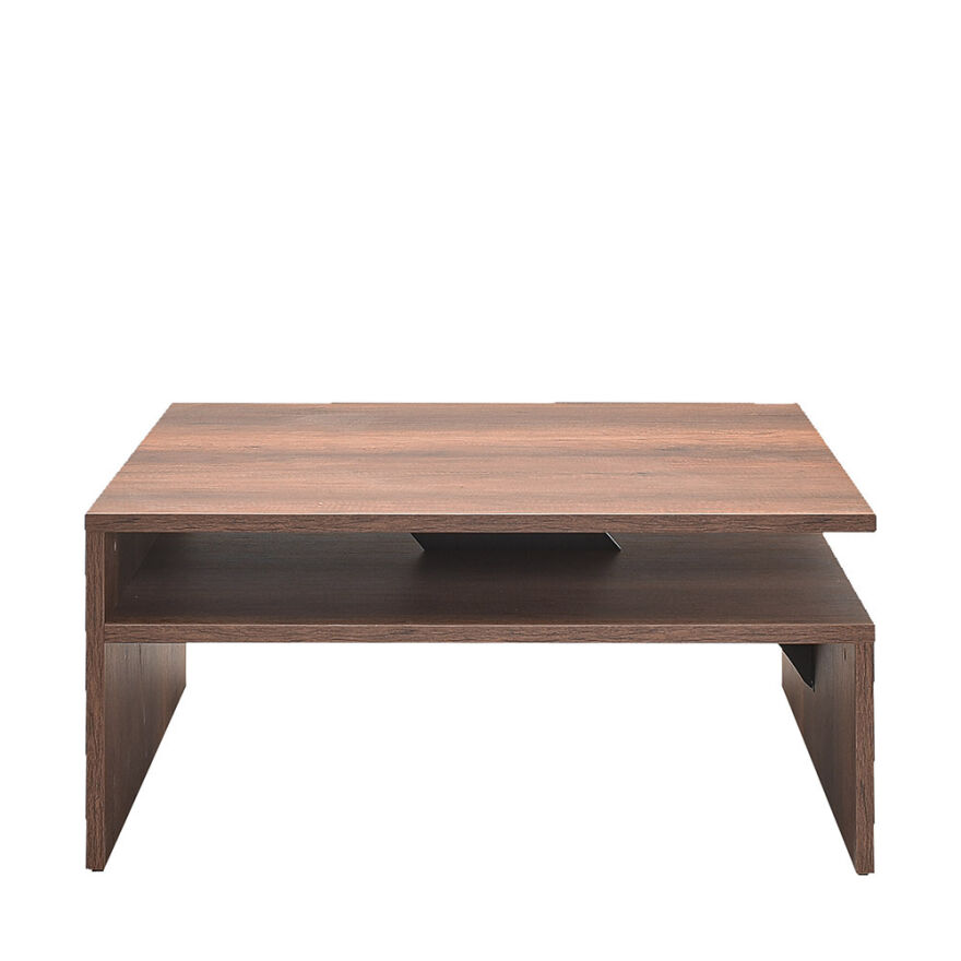 Level Kare Orta Sehpa - Koyu Ceviz (Oslo Ceviz) 90x42x90 cm (GxYxD) - 2