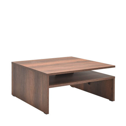 Level Kare Orta Sehpa - Koyu Ceviz (Oslo Ceviz) 90x42x90 cm (GxYxD) - 3
