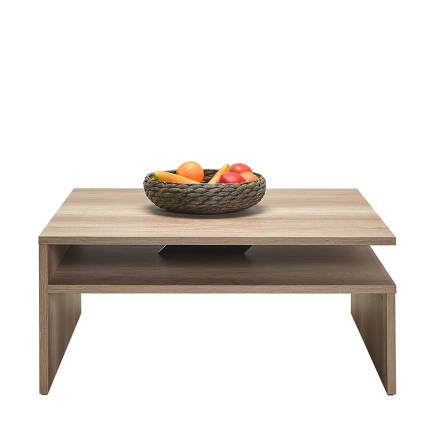 Level Kare Orta Sehpa - Açık Ceviz (Tori) 90x42x90 cm (GxYxD) - 5