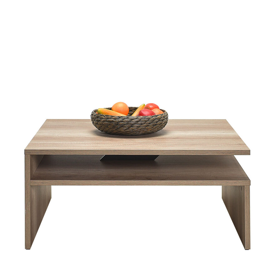 Level Kare Orta Sehpa - Açık Ceviz (Tori) 90x42x90 cm (GxYxD) - 5