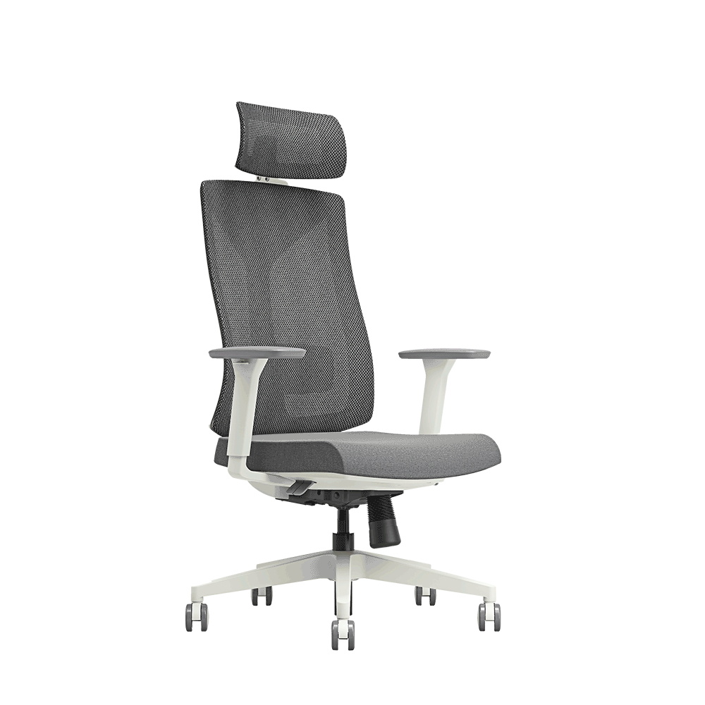 Leader File Sırtlı Multi Mekanizma Ofis Koltuğu-Bej-Gri 67x118-5-128,5x 70 cm (GxYxD) - 2