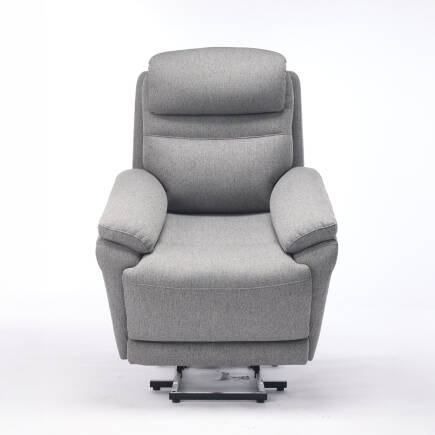 Lisbon Power Lift Otomatik Mekanizmalı Baba ve TV Koltuğu Bej-Gri Kumaş 88x99x106 cm - 17